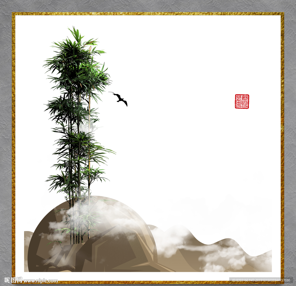 山水画风景
