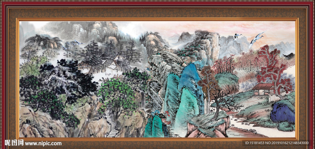 客厅山水画