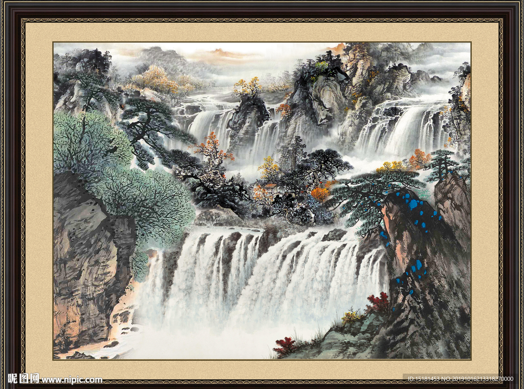 大厅山水画
