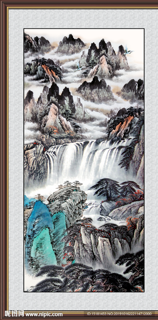 大厅山水画
