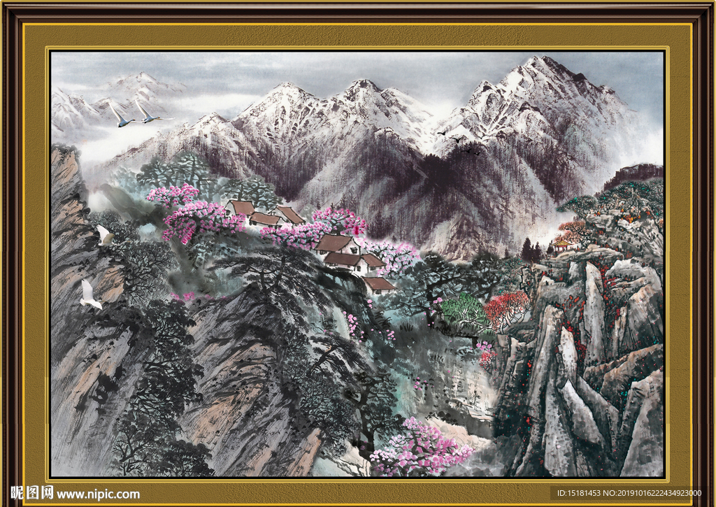 客厅山水画