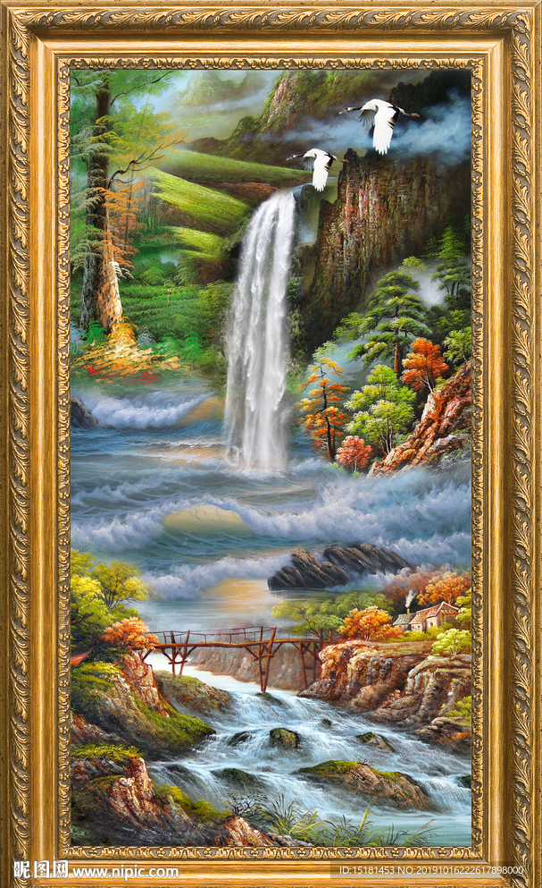山水油画