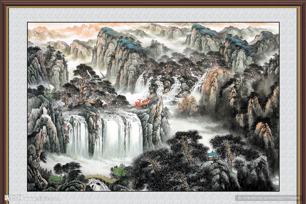 客厅山水画