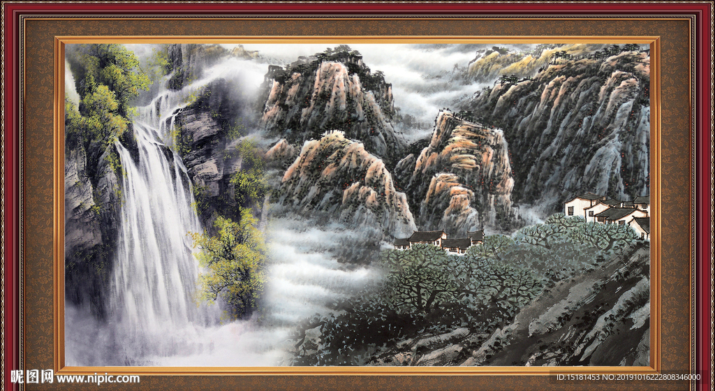 客厅山水画
