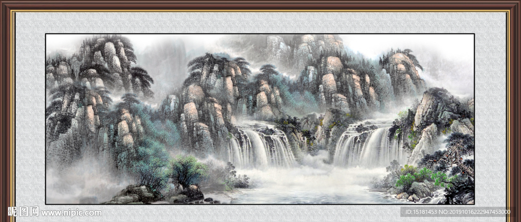 客厅山水画
