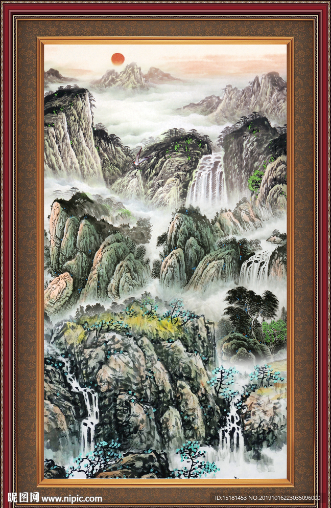 客厅山水画
