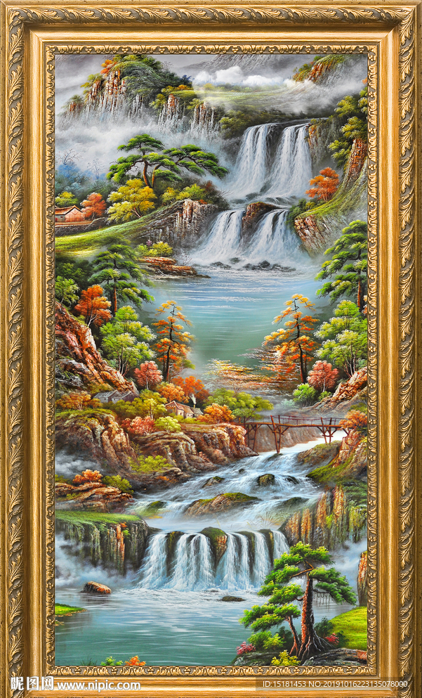 山水油画