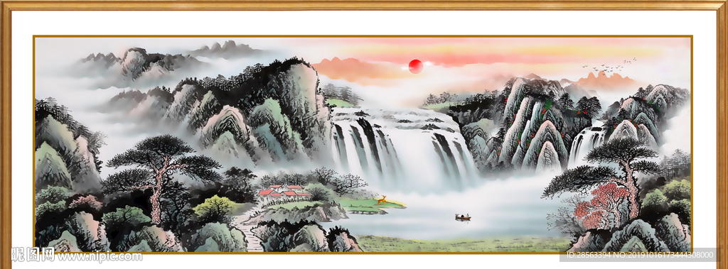 国画山水