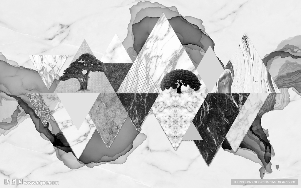 高档欧式高清画 TIF分层