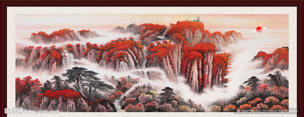 鸿运当头国画