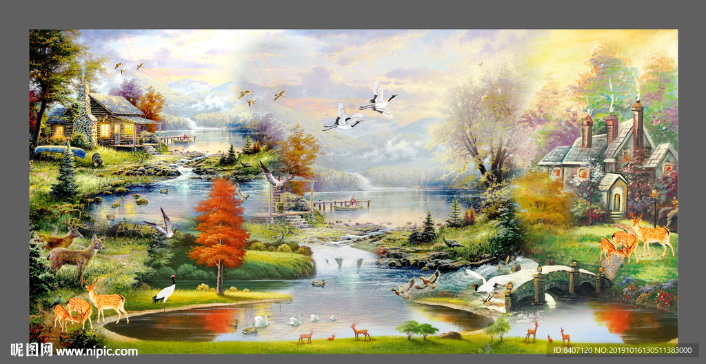 油画风景