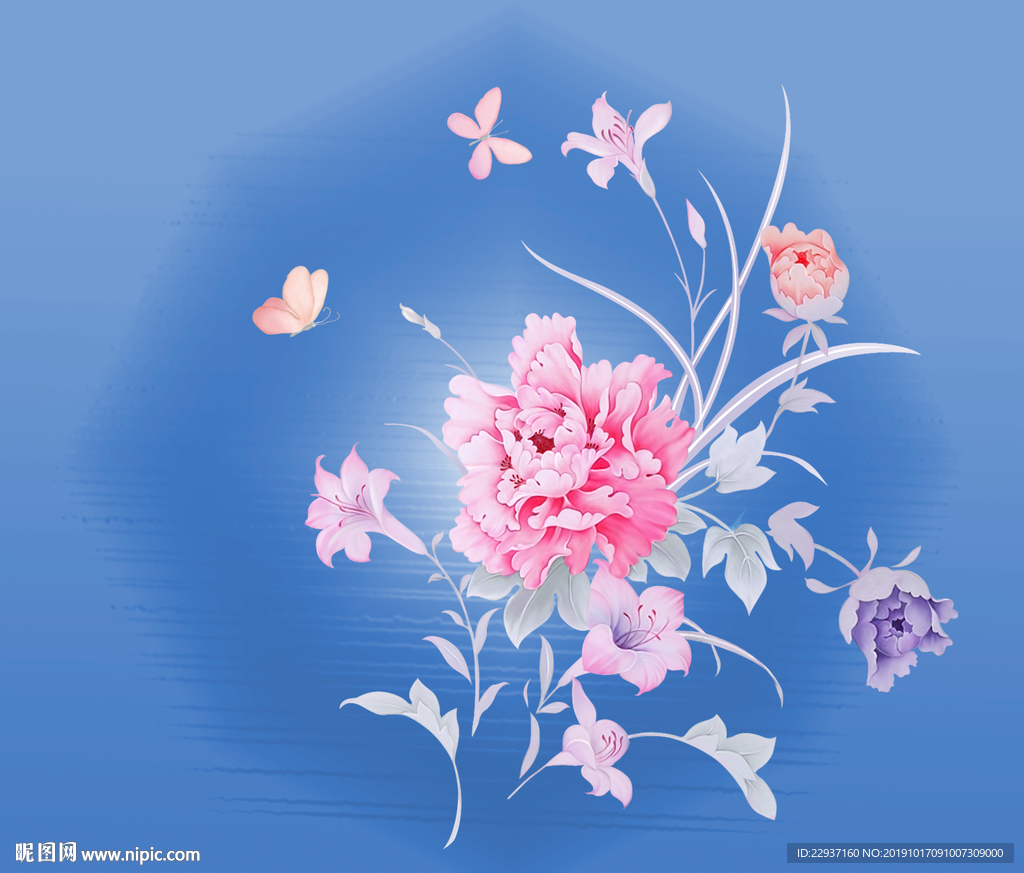 手绘花
