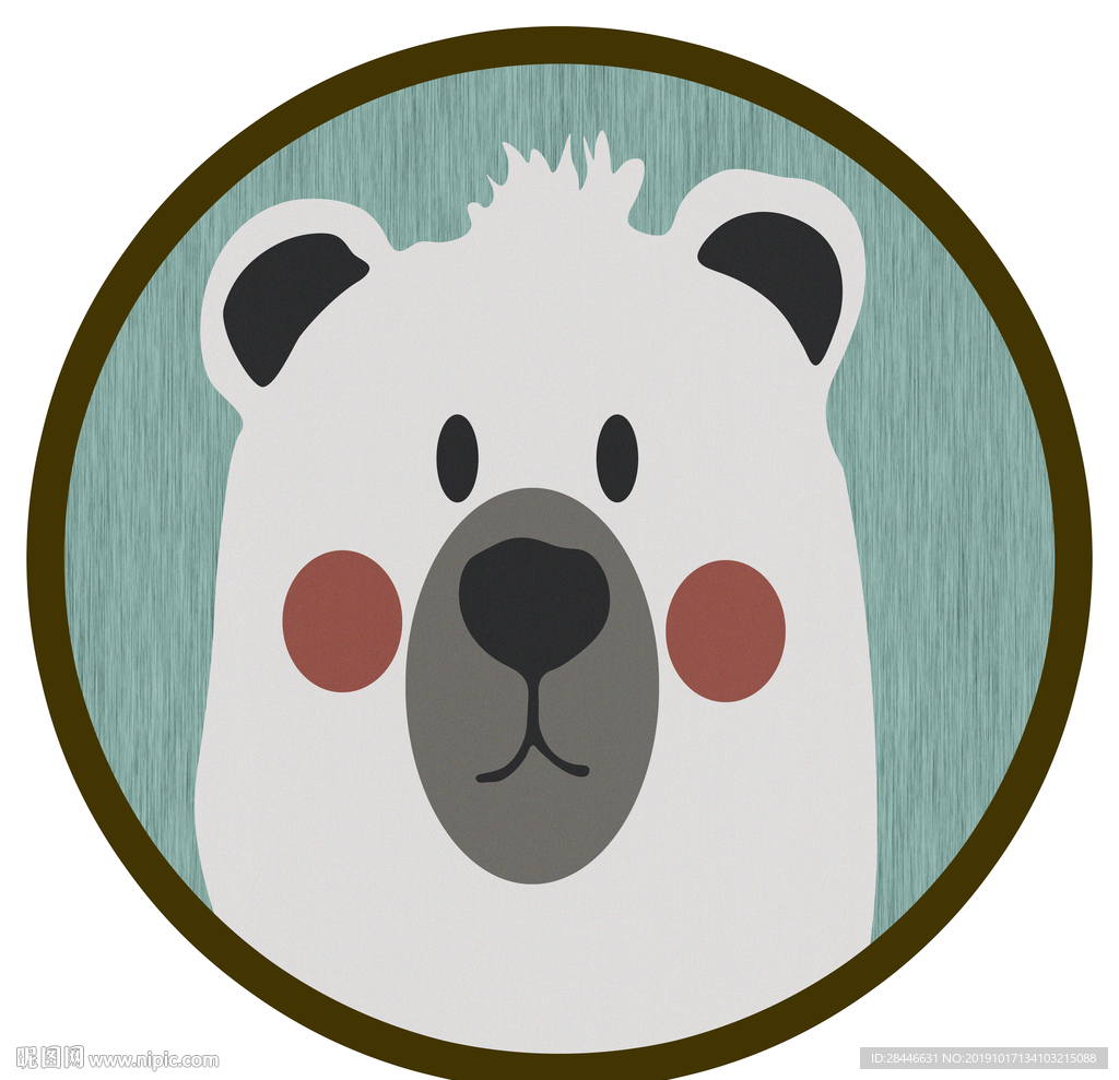 卡通儿童房地毯地画图案