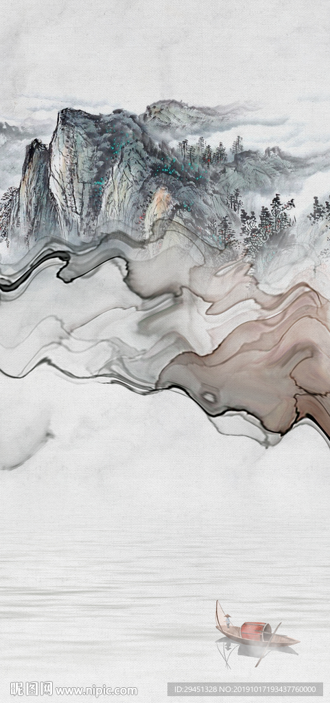 极品新山水装饰画 TIF分层