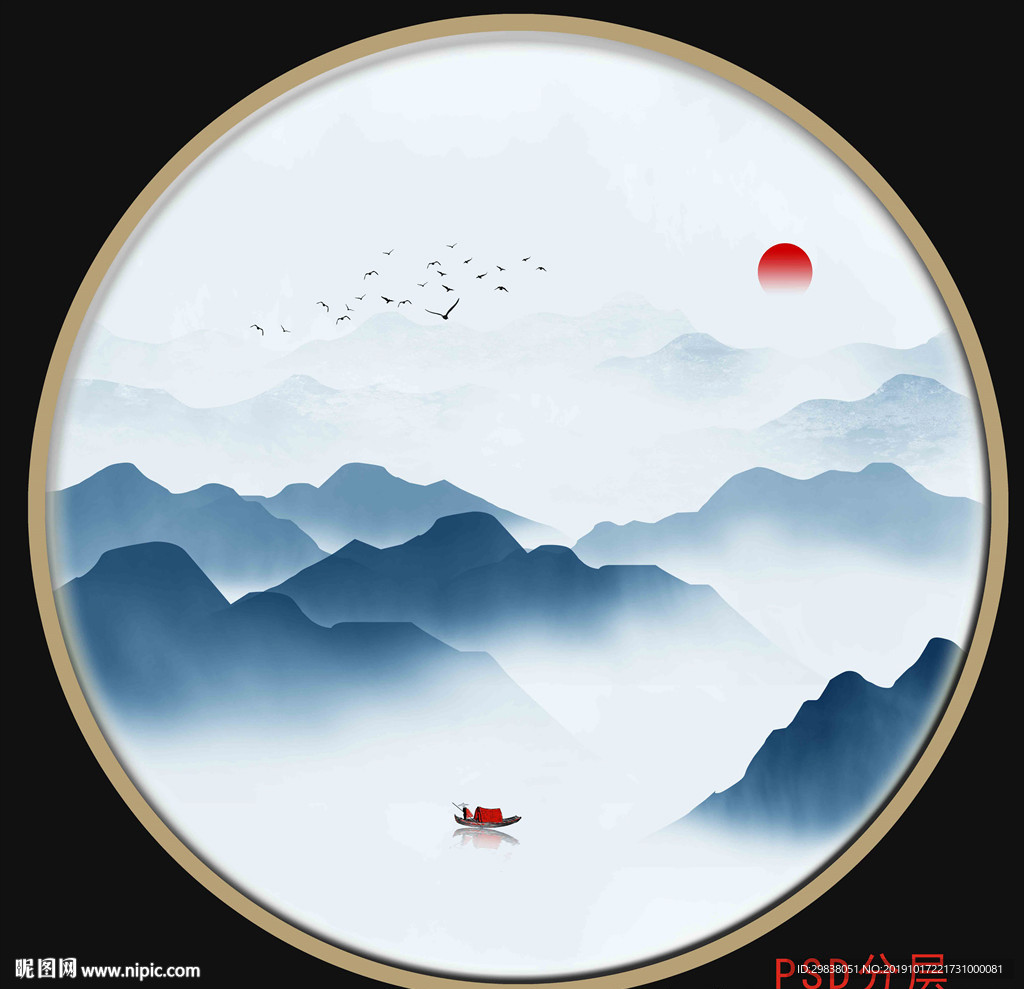 圆形装饰画