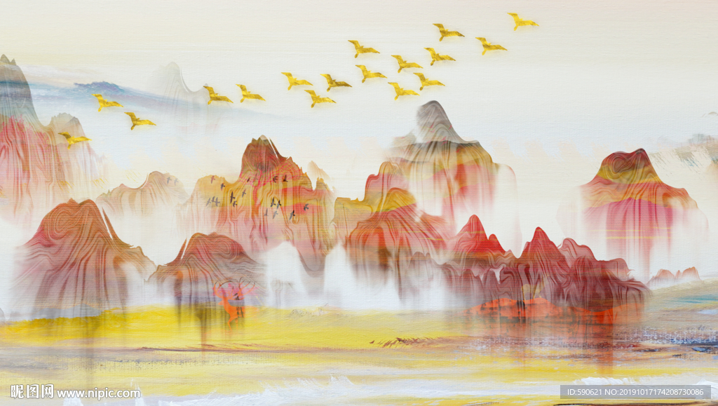 抽象油画