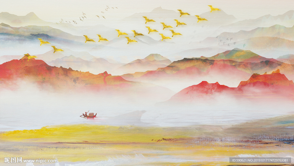 抽象油画
