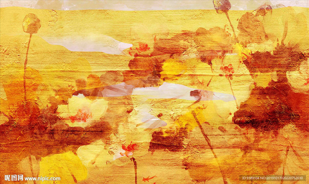 花卉油画