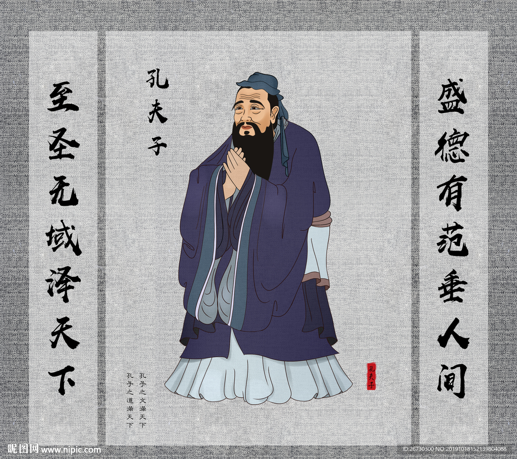 孔子画像