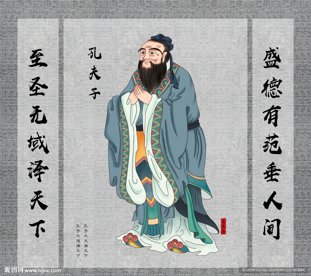 孔子画像