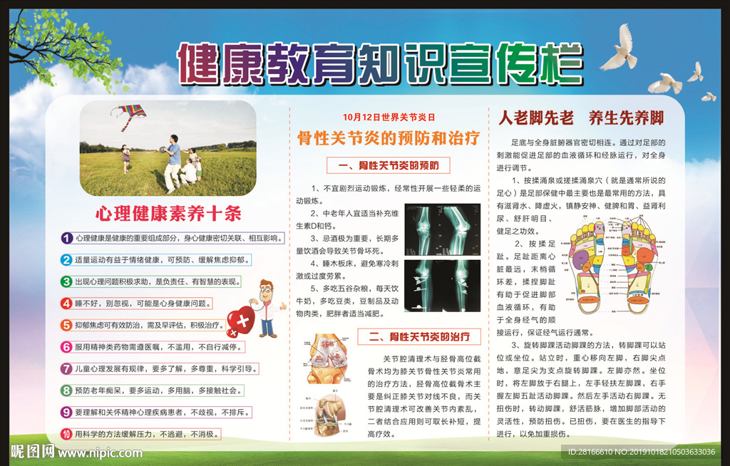 健康教育宣传栏