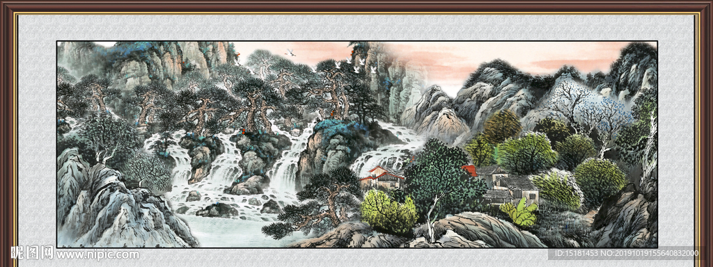 大厅山水画
