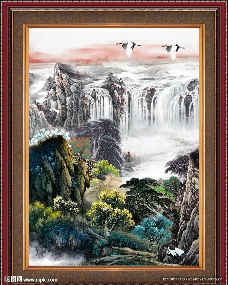 大厅山水