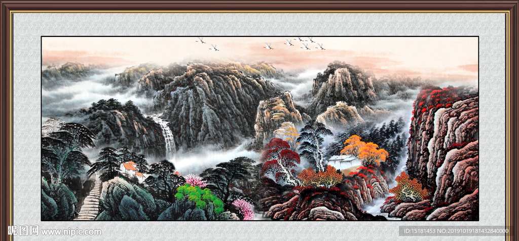 大厅山水画