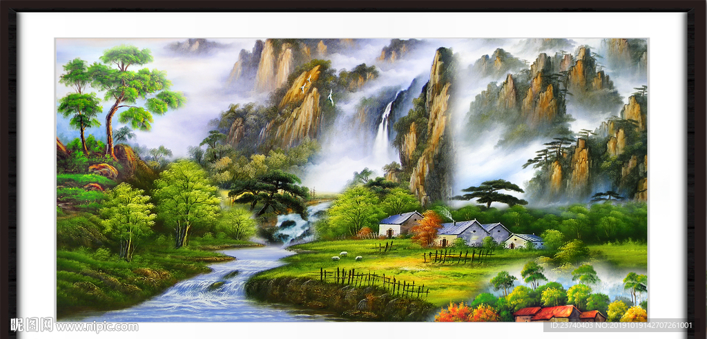 油画风景