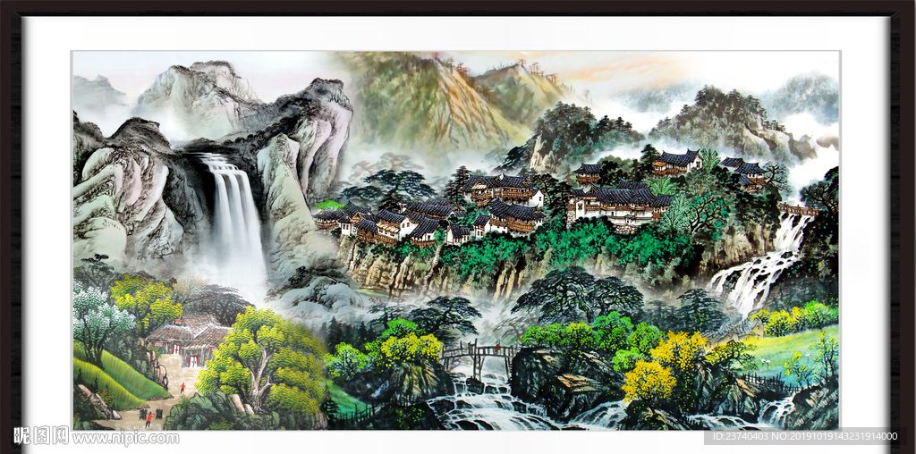国画山水