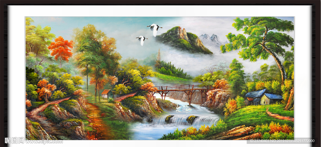 油画风景
