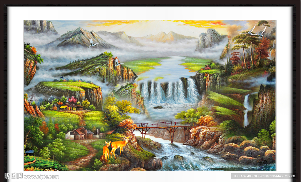 油画风景