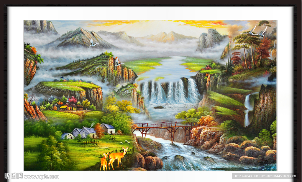 油画风景