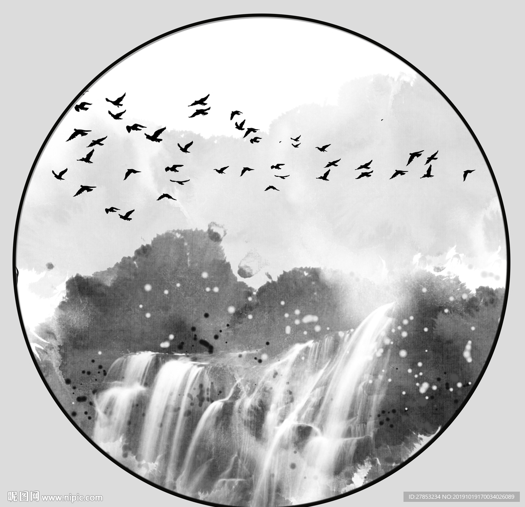 新中式水墨装饰画