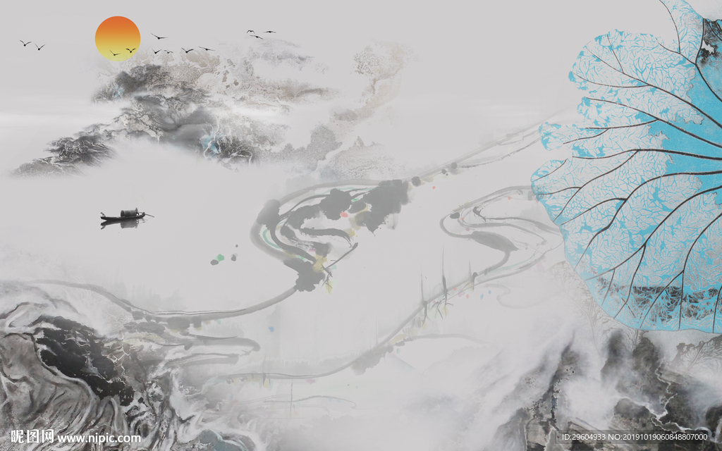 高清背景墙TIF分层 背景墙