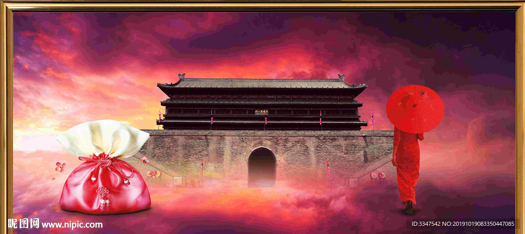 春风不度玉门关 背景画