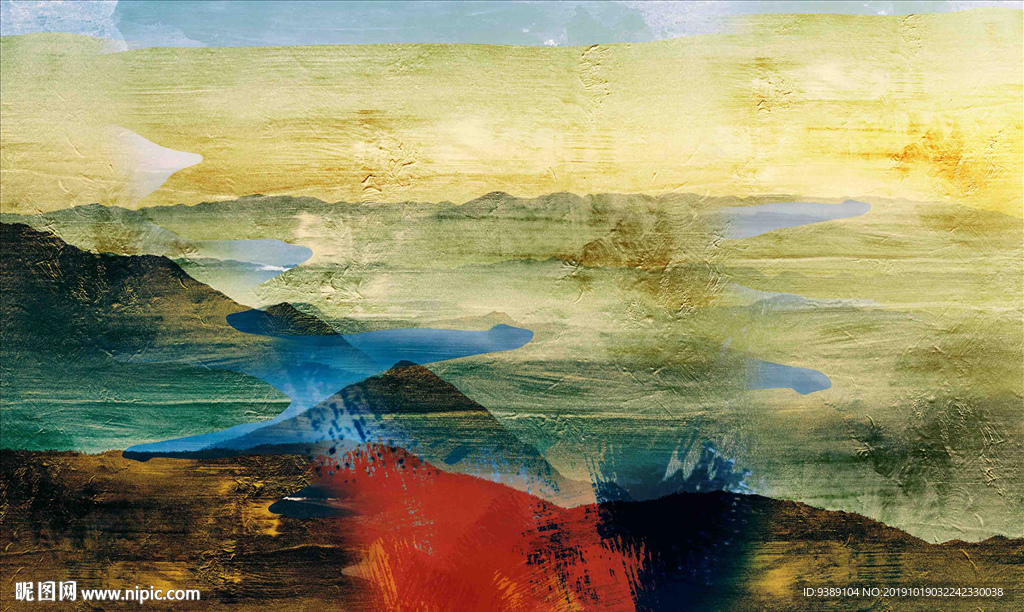 抽象油画