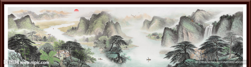 山水国画