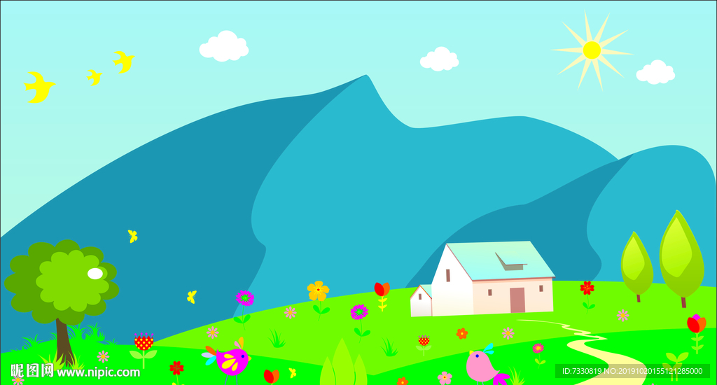 风景插画