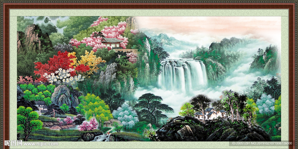 山水风景图
