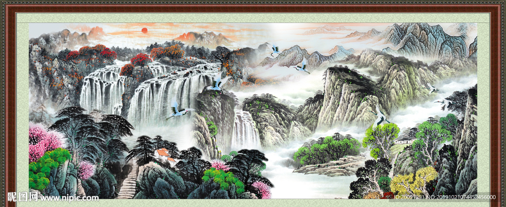 山水风景图