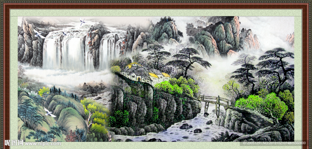 山水风景图