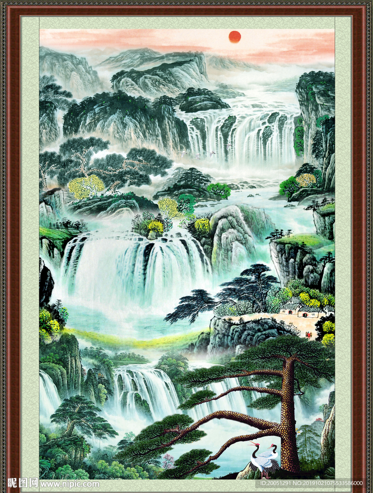 山水风景图