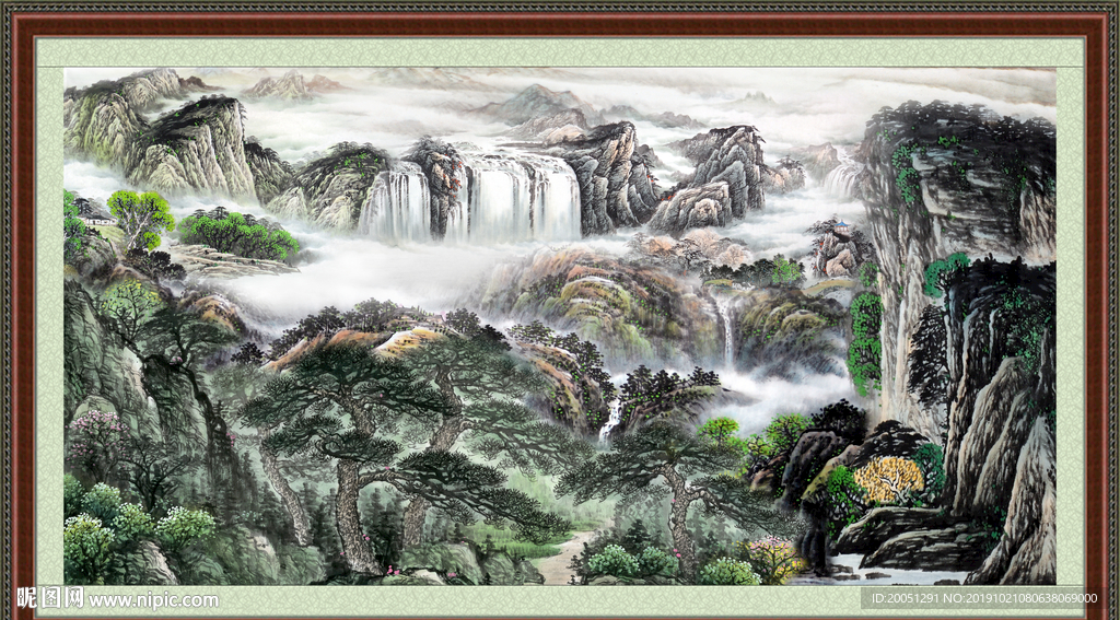 山水风景图