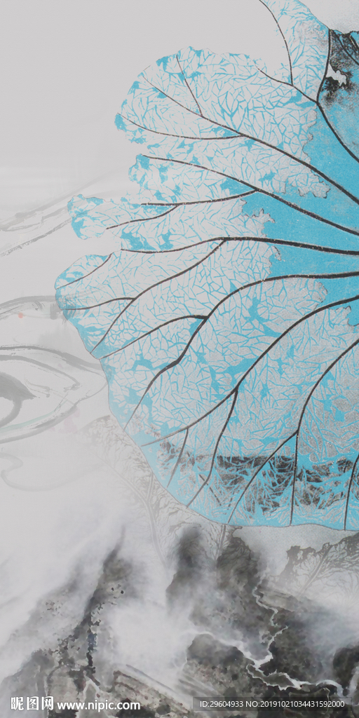 山水画 水墨画 TIF分层 山