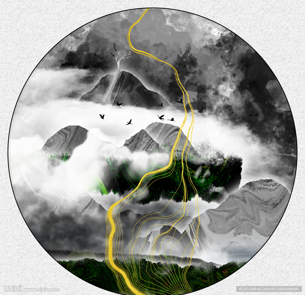 水墨画