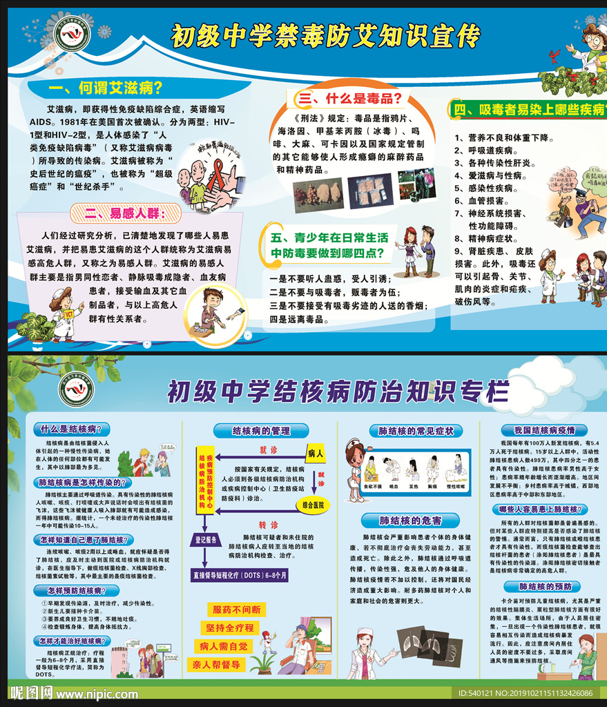 禁毒防艾  结核防治