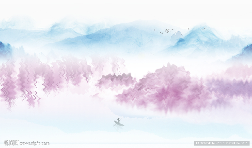 新中式山水画