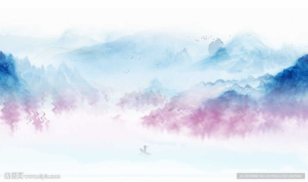 新中式山水画