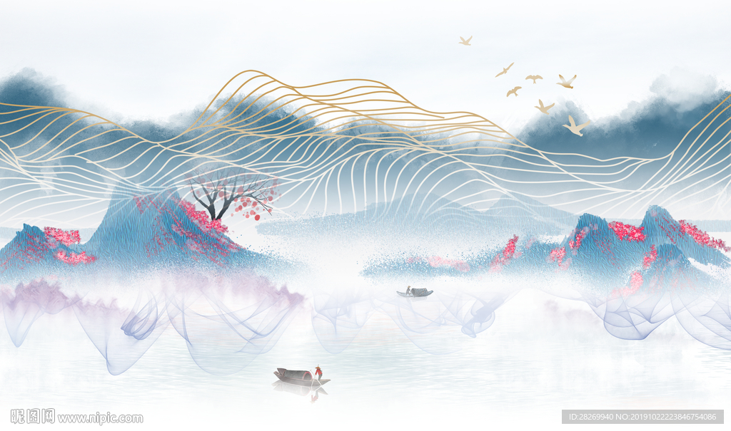 新中式山水